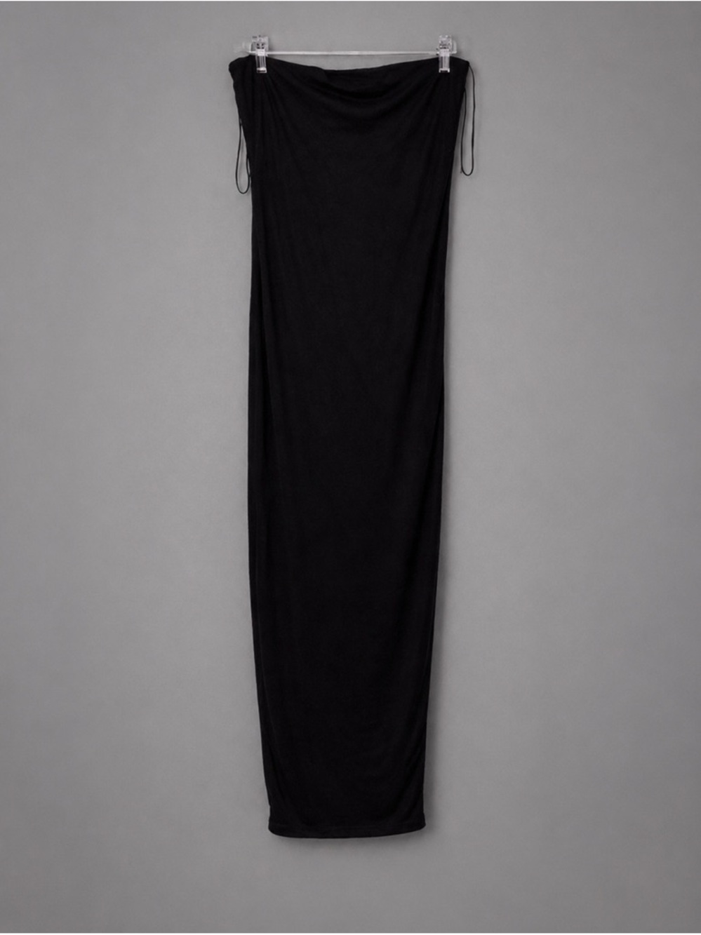 Naked Wardrobe Black tube midi Dress